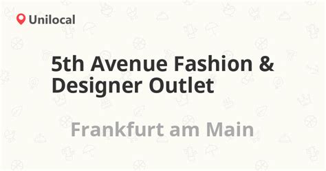 designer outlet frankfurt am main.